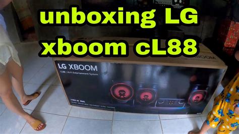 Unboxing LG Xboom CL88 YouTube