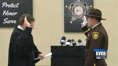 Cass County Welcomes Jesse Jahner As The New Sheriff Kvrr Local News