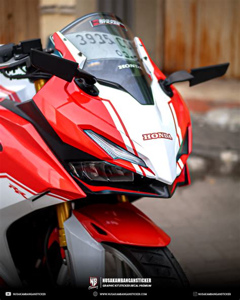 Striping Honda Cbr R Merah Putih Fullbody Nusakambangan Sticker