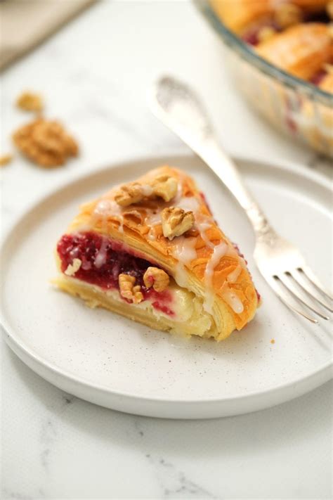 Raspberry Cream Cheese Crescent Ring Reluctant Entertainer