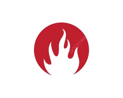 Símbolo De Fuego Vector Icono Ilustración Silueta Combustión Signo