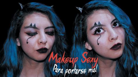 Maquillaje Sexy Para Portarse Mal Diadema Diabla Manualidad F Cil