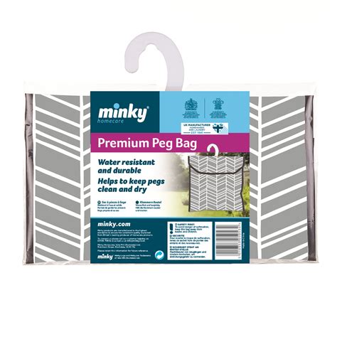 Minky Premium Peg Bag Wilko