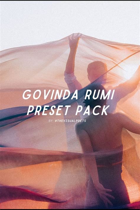 Govinda Rumi Wedding Presets By The Visual Poets Karyakarsa