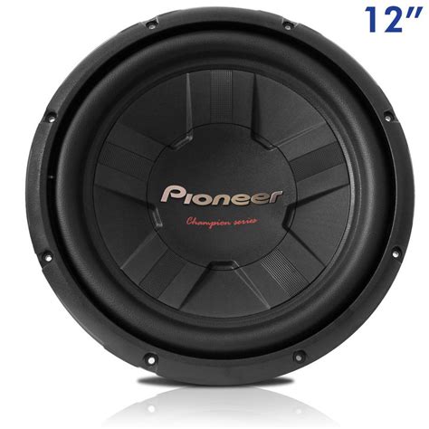 Subwoofer Pioneer 12 Bobina Simples 400W Rm 4 Ohms Ts W311S4 Submarino