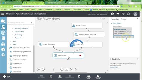 Azure Ml Studio Introduction To Prediction Using Regression See