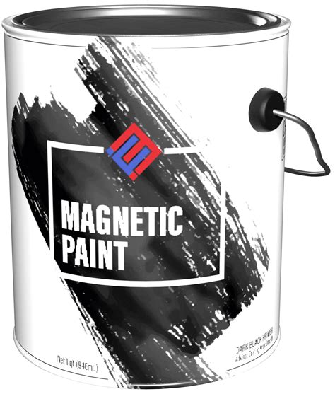 Magnetic Receptive Wall Paint / Dark Black Primer - One Quart - Walmart.com