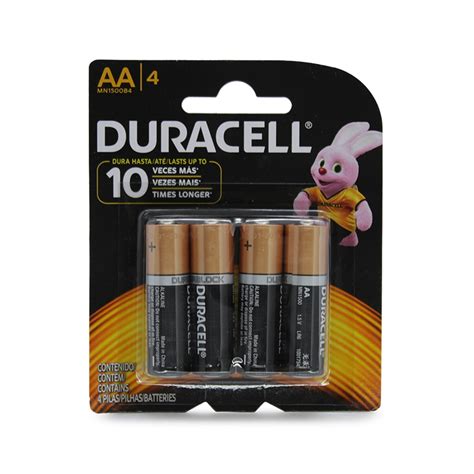 Kit De Pilhas Alcalinas Aa V Duracell Mn B