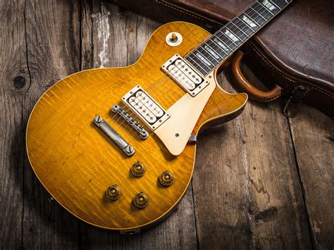 Gary Richraths 1959 Gibson Les Paul Is A Raw Rock Oriented Burst