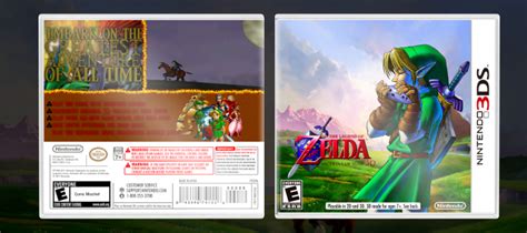 The Legend Of Zelda Ocarina Of Time 3d Nintendo 3ds Box Art Cover By