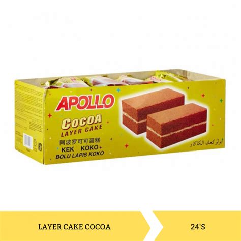 Jual Apollo Layer Cake Black Forest Checker Cocoa Bolu Lapis Rasa