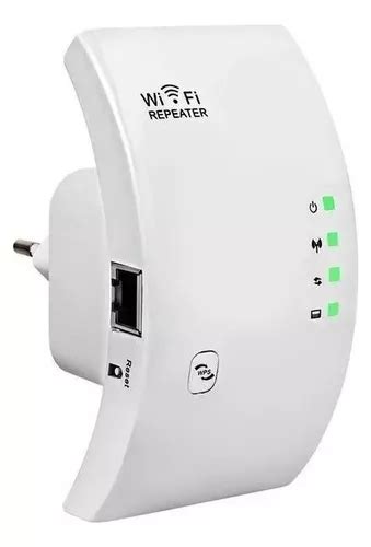 Repetidor De Sinal Wifi Amplificador Potente Sem Fio Turbo Cor Branco