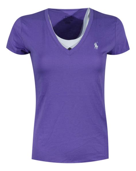 Polo Ralph Lauren Polo Ralph Lauren Women S Pony Logo V Neck T Shirt