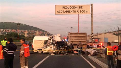 Arroja Choque 12 Muertos Y Más De 10 Heridos En La Autopista México