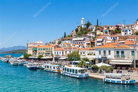 Poros Island In Greece — Stock Photo © Bloodua 87667848