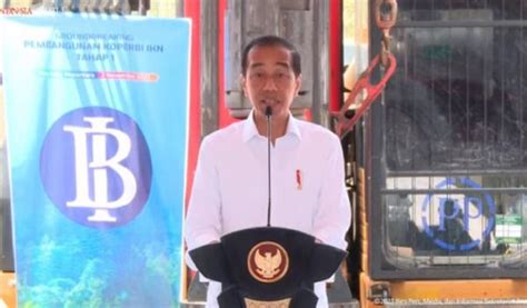 Jokowi Groundbreaking Kantor BI Di IKN Bukti Komitmen Ibu Kota