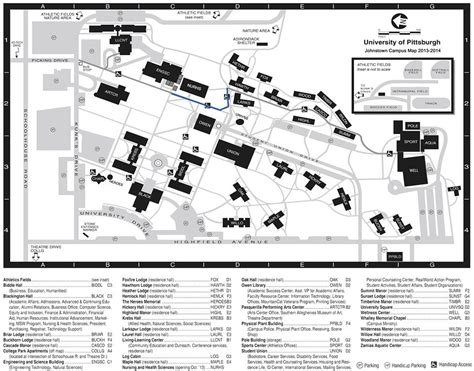 Pitt Greensburg Campus Map – Interactive Map