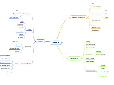 Pmbok Mind Map