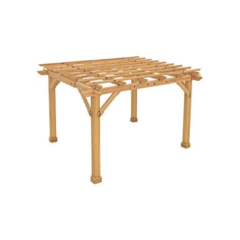 Yardistry 10x12 Meridian Pergola Kit Ym11921com