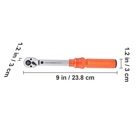 VEVOR 1 4 Cle Dynamometrique Mecanique Cle De Torsion 2 3 23 N M