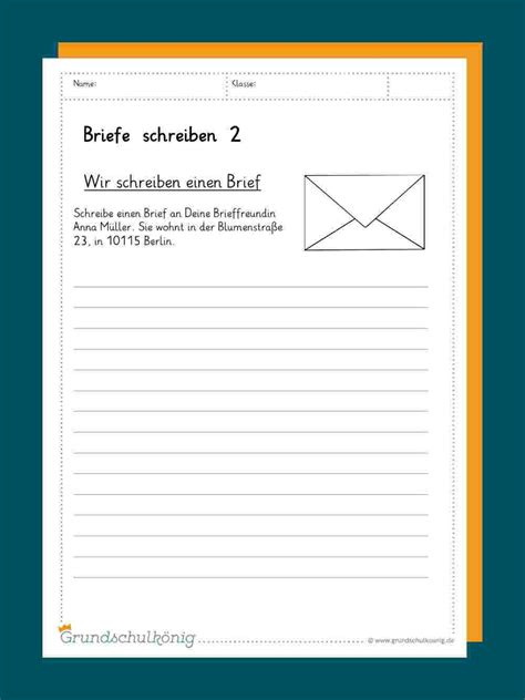 Briefe Schreiben Briefe Schreiben Brief Schreiben Grundschule Briefe