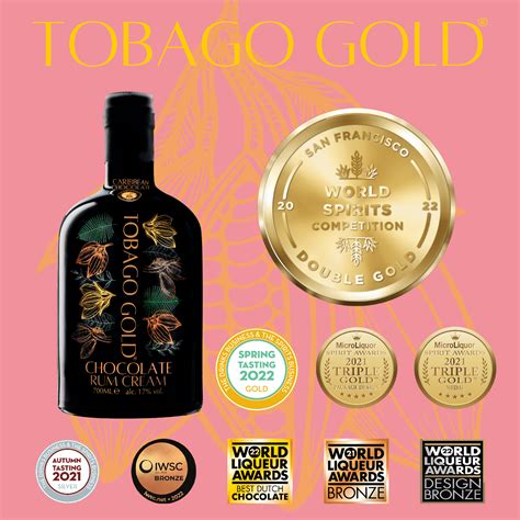 Tobago Gold Chocolate Cream Rum 50cl