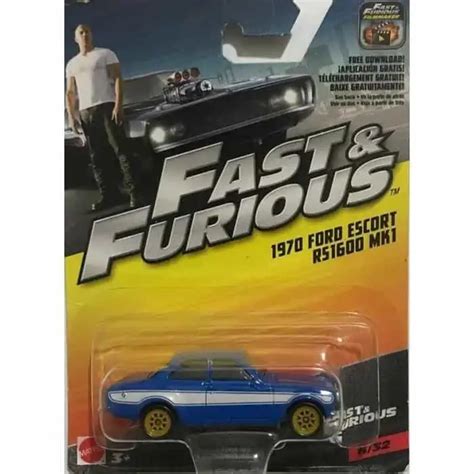 Hot Wheels Fast Furious Ford Escort RS MK Velozes E Furiosos Universo Hot Wheels