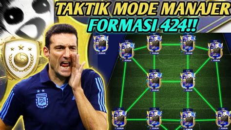 Bedah Taktik Jitu Mode Manajer Formasi Fifa Mobile Bahas Skuad