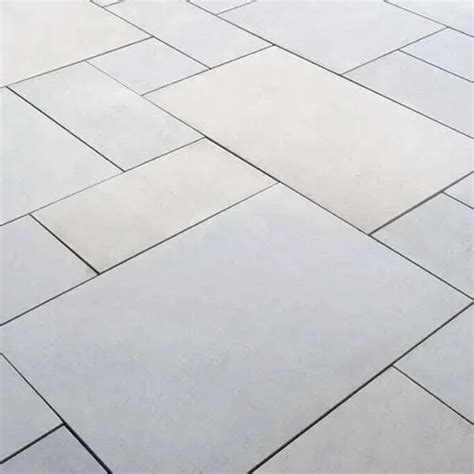 Kandla Grey Smooth Sandstone Paving 600 X 600 Paving Slabs Uk