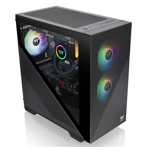 Gabinete Gamer Thermaltake Divider Tg Argb Mid Tower Vidro