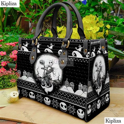 Jack Skellington Handbag Jack Skellington Leather Bag Halloween