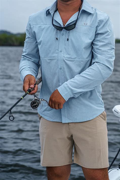 Huks New ‘a1a Woven Long Sleeve Shirt The Fishing Wire