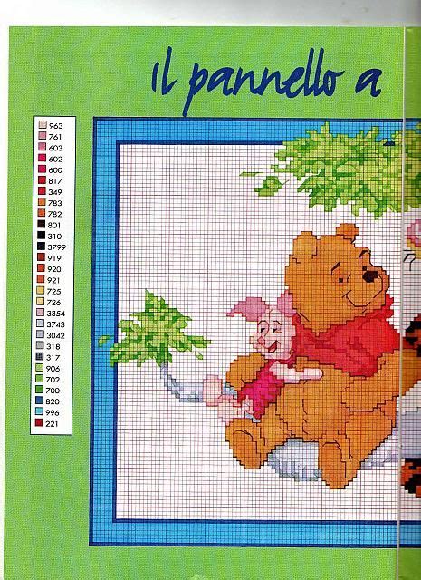 Winnie The Pooh Pimpi E Tigro 1 Magiedifilo It Punto Croce Uncinetto