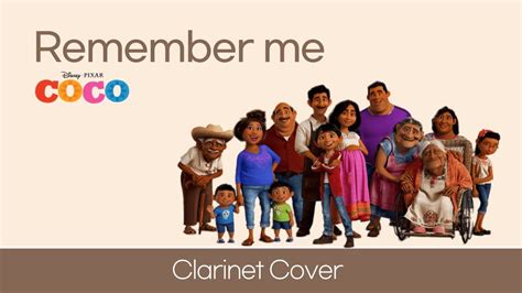 Remember me Coco OST 애니메이션 코코 Clarinet Cover Disney Pixar