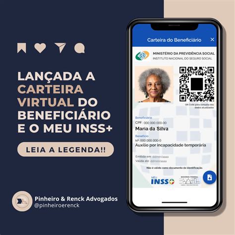 Lan Ada A Carteira Virtual Do Benefici Rio E O Meu Inss Pinheiro