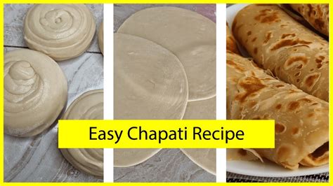 How To Make Soft Layered Chapatis Easy Chapati Recipe Chapati Recipe