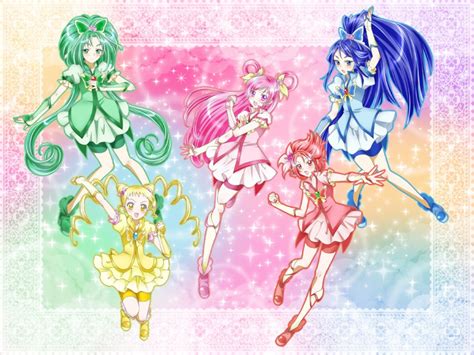 Yumehara Nozomi Minazuki Karen Akimoto Komachi Kasugano Urara Cure