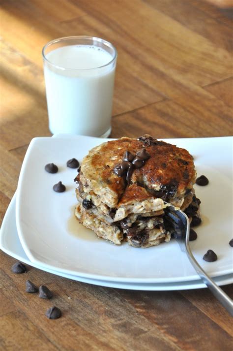 Chocolate Chip Oatmeal Pancakes Minimalist Baker Recipes