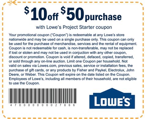 Lowes Coupon Code Printable