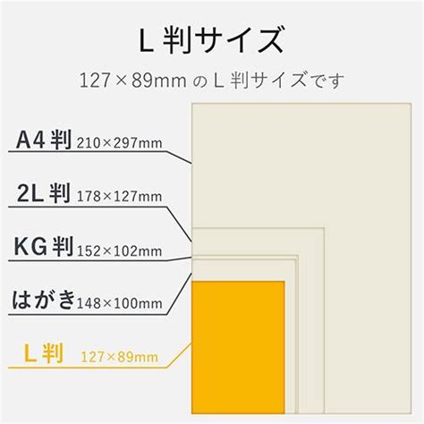 画像 を L 判 サイズ に する