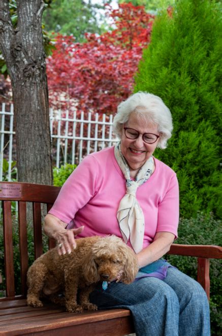 Pets Bring Joy At Rose Schnitzer Manor Assisted Living Cedar Sinai Park