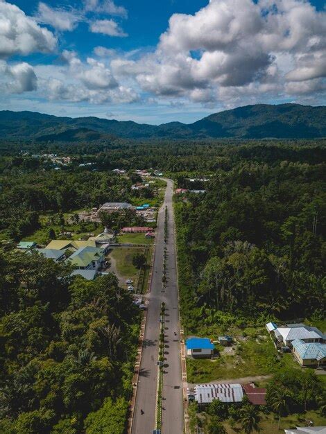 Premium Photo The Aerial View Of Piru City The Capital Of West Seram