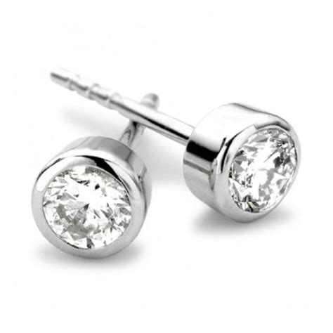 Ct White Gold Ct Diamond Stud Earrings From Colin Campbell Co