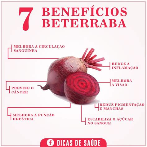 Os 7 Benefícios da Beterraba Para Saúde | Dicas de saúde, Beterraba ...