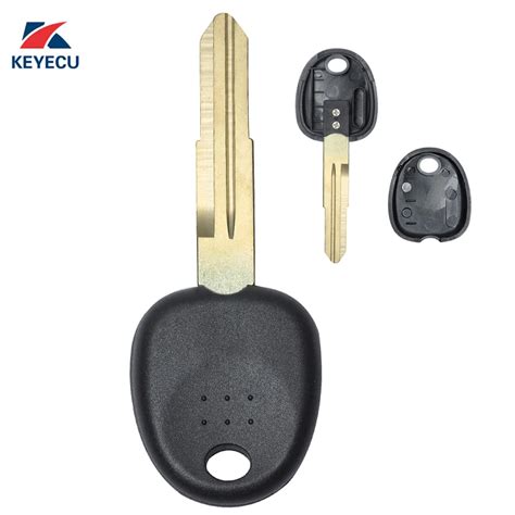 Keyecu Replacement Shell Transponder Ignition Key Case Fob For Hyundai