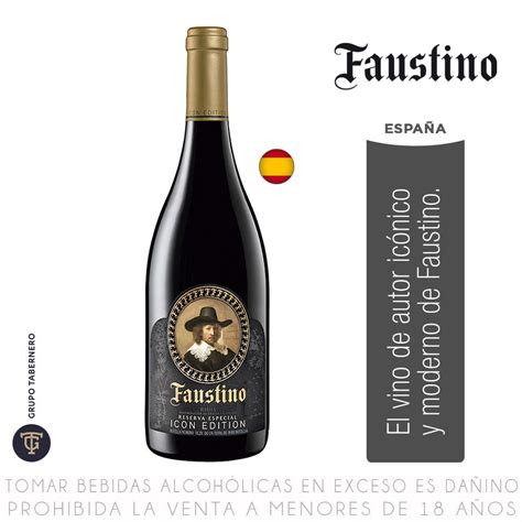 Vino Tinto Tempranillo Reserva Especial Icon Edition Faustino Botella ...