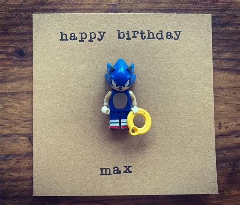 Printable Sonic The Hedgehog Birthday Cards