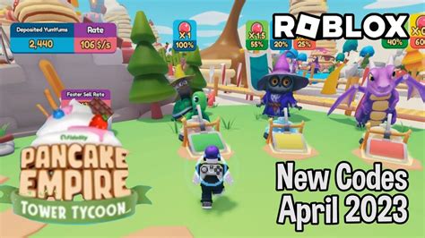 Roblox Pancake Empire Tower Tycoon New Codes April Youtube