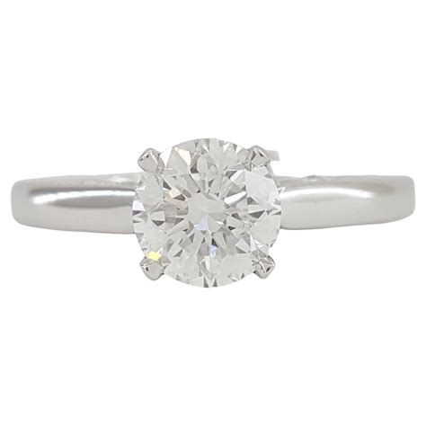 Round Brilliant Cut Diamond Engagement Solitaire Ring Only Setting For Sale At 1stdibs Round