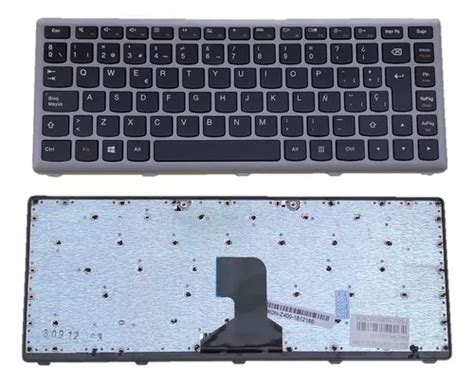 Teclado Lenovo Z Z A Z T Z P P Marco Gris Plata Env O Gratis